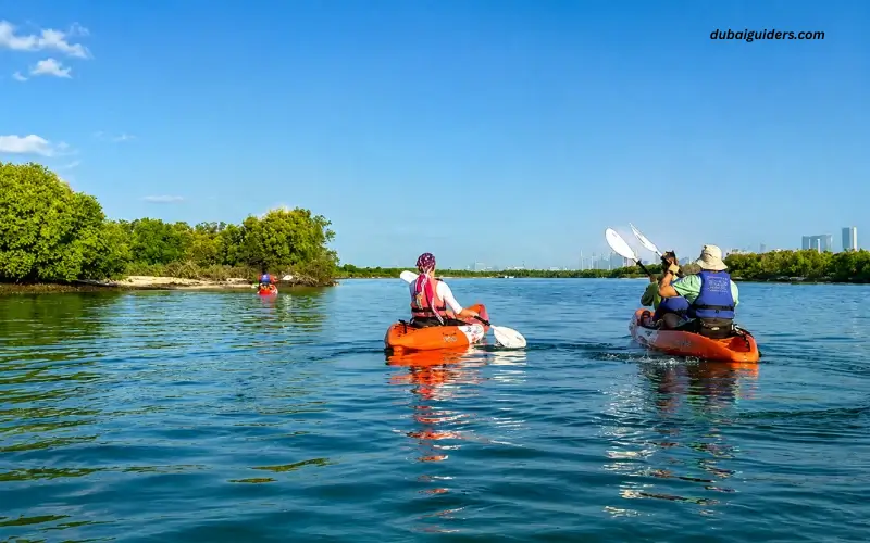Umm Yifenah Island kayakiing
