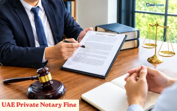 UAE Private Notary Fine